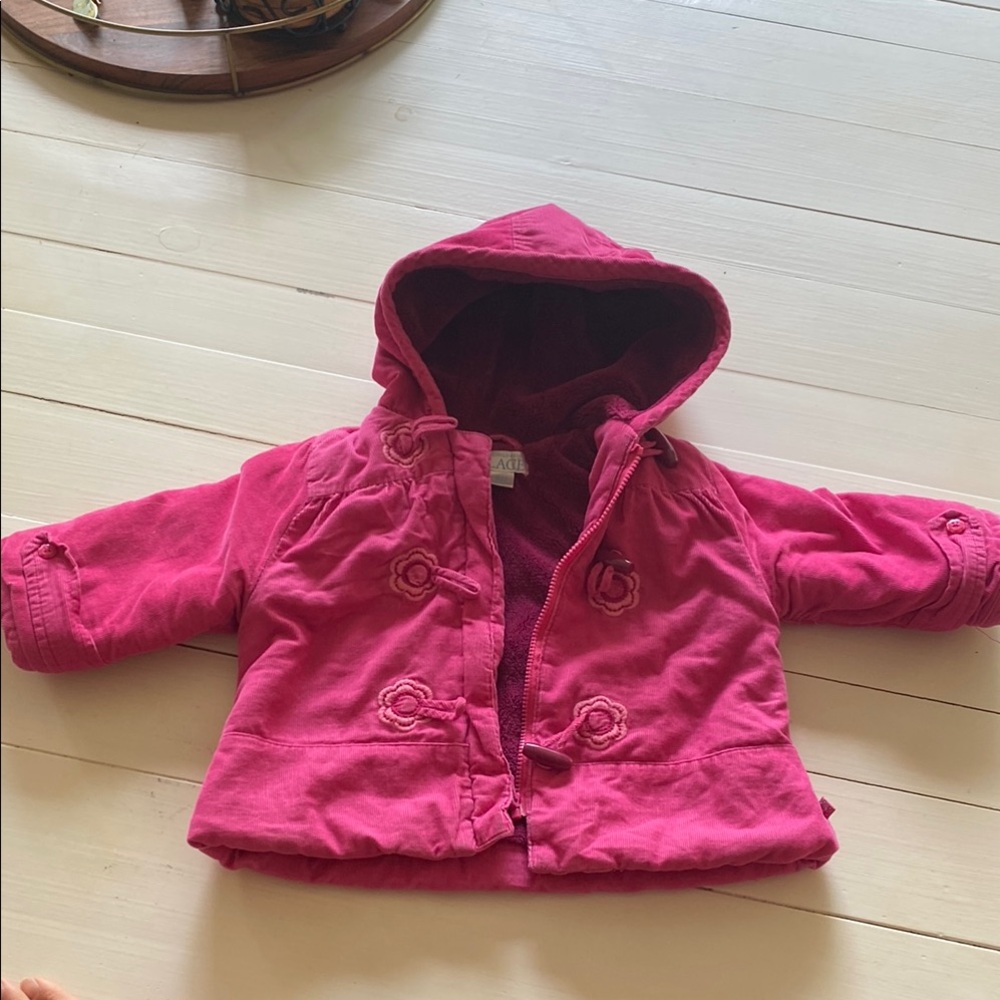 The Children's Place Pink Hooded Puffer Coat